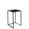 Table en métal noir Ø35xH55 cm