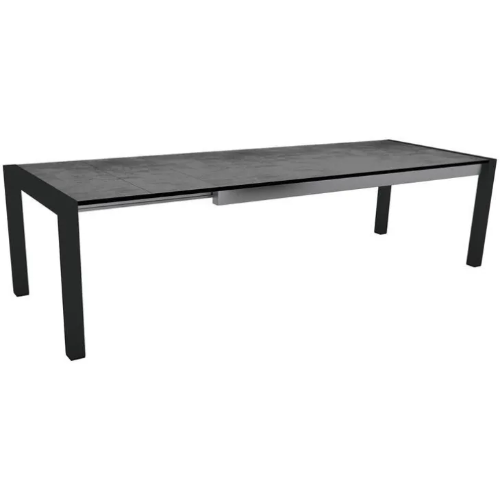 Table extérieure coloris gris en aluminium Stern - 214 x 254 x 294 x 100 cm