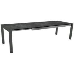 Table extérieure coloris noir en aluminium Stern - 214 x 254 x 294 x 100 cm