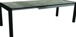 Table extérieure extensible en aluminum HPL Stern - 174 x (214/254) x 90 x 7 cm