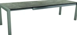Table extérieure extensible en aluminum HPL Stern - 174 x (214/254) x 90 x 7 cm