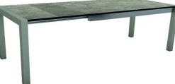 Table extérieure extensible en aluminum HPL Stern - 174 x (214/254) x 90 x 7 cm
