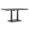 Table élévatrice en aluminium anthracide et pierre sintérisée Bizzotto Miguel