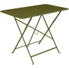 Table pliante en acier coloris pesto Bistro Fermob - 97 x 57 x 74 cm