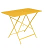 Table pliante en acier coloris miel collection Bistro Fermob - 97 x 57 x 74 cm