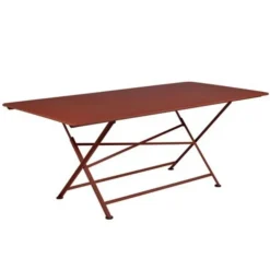 Table pliante rectangulaire en acier Cargo Fermob - 190 x 90 x 74 cm