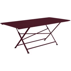 Table pliante rectangulaire en acier Cargo Fermob - 190 x 90 x 74 cm