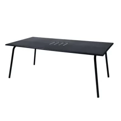 Table rectangulaire Monceau en acier Fermob - 194 x 94 x 74 cm