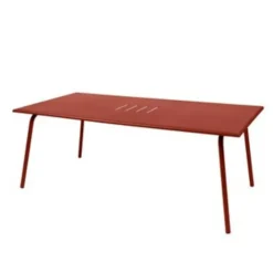 Table rectangulaire Monceau en acier Fermob - 194 x 94 x 74 cm