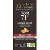 Tablette chocolat noir tradition Orange douce 71% cacao sans gluten 70g