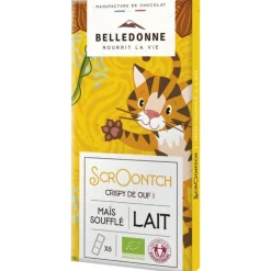 Tablette lait crispy bio Belledonne - 80 g