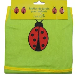 Tablier de jardinage pour enfant motif coccinelle