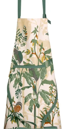 Tablier Raja coloris multicolore en coton - 72 x 85 cm