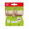 Tapette à souris en bois certifiée FSC® Swissland The Classics - Les 2 pièces