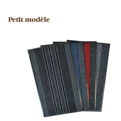 Tapis absorbant 2 en 1 coloris multicolore Liseré Vert - 40 x 68 cm