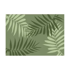 Tapis absorbant intérieur Sweetsol imprimé Fougères Olivae - 60 x 40 cm