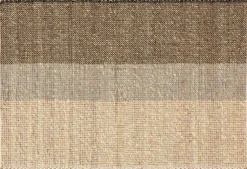 Tapis en jonc de mer coloris carbone Karan - 60 x 90 cm