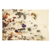Tapis floral coloris multicolore en coton - 60 x 90 cm
