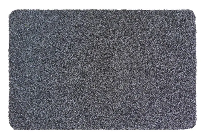 Tapis grattoir coloris zinc Sweetsol - 80 x 50 cm