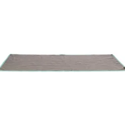 Tapis pour petit mammifère et rongeur en polaire coloris gris et turquoise Trixie – 120 x 65 cm