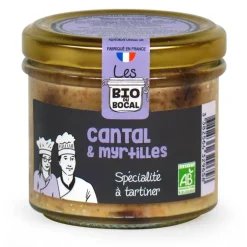 Tartinable au cantal & myrtilles en verrine de 90 g