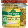 Tartinade aux petits pois et au basilic Bonneterre bio 135 g