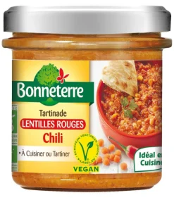Tartinade bio lentilles chili Bonneterre - 140 g