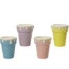 Tasse coloris multicolore en dolomite - 8,5 x 8,5 x 10,5 cm