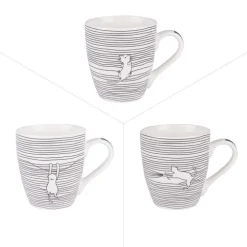 Tasse coloris noir en porcelaine - 23 cl