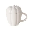 Tasse jumbo blanche en céramique forme potiron Zapayo - Ø 11,3 x 15 cm