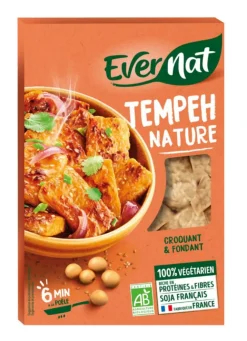 Tempeh nature bio Evernat - 170 g