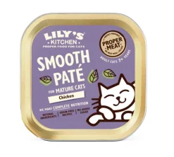 Terrine au poulet pour chat mature Lily’s Kitchen - 85 g