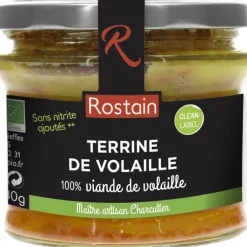 Terrine de volaille fermière bio au cidre en verrine de 180 g