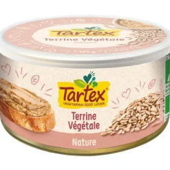 Terrine végétale nature en boîte de 125 g