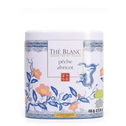 Thé blanc abricot & peche bio Terre d’Oc - 40 g