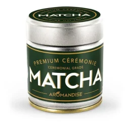 Thé matcha de cérémonie premium bio en boite de 30 g