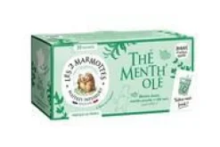 Thé Menth'olé bio Les 2 Marmottes - 45 g