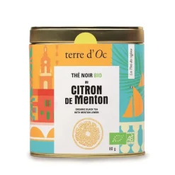 Thé noir bio citron de menton Terre d'OC - 80 g