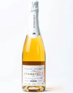 Thé pétillant rosé sans alcool bio en bouteille de verre Sparkteez - 75 cl