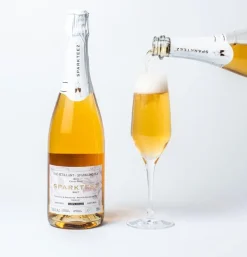Thé pétillant rosé sans alcool bio en bouteille de verre Sparkteez - 75 cl