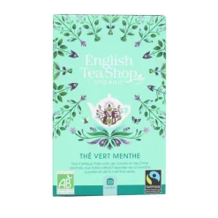 Thé vert bio à la menthe English Tea Shop - 20 sachets