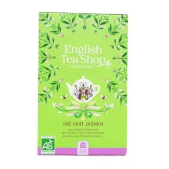 Thé vert bio au jasmin English Tea Shop - 20 sachets