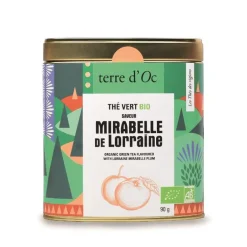 Thé vert bio mirabelle de lorraine Terre d'OC - 90 g