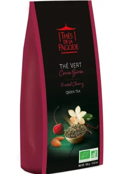Thé vert cerise givrée bio Thés de la pagode - 100 g