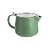 Théière avec filtre en grès vert amande Uno - 0,9 L
