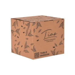 Théière avec filtre en grès vert Tiao - 1 L