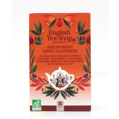 Thés et infusions bio super goodness English Tea Shop - 20 sachets