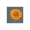 Tige de Gerbera décoratif orange - 56 cm