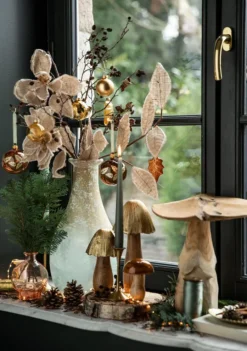 Tige de Magnolia en jute marron - Ø 10 x 76 cm