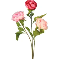 Tige de Pivoine artificielle rose – 80 cm Riviera